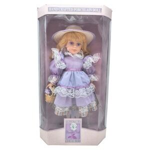 Kmart Exclusive Collectible Memories Limited Edition Porcelain Doll w/ Basket